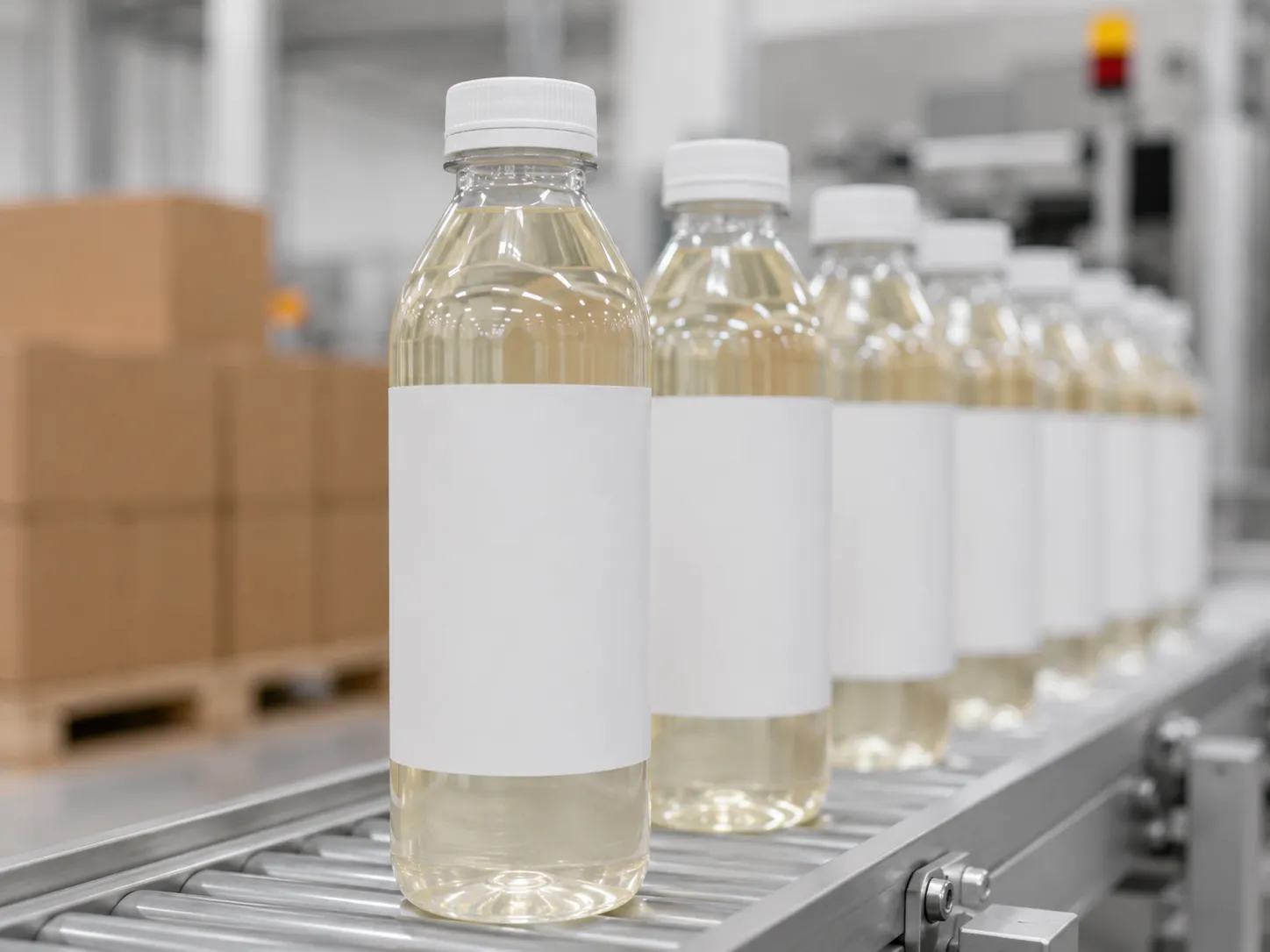 Bottled Beverage Labeling & Packing Line
