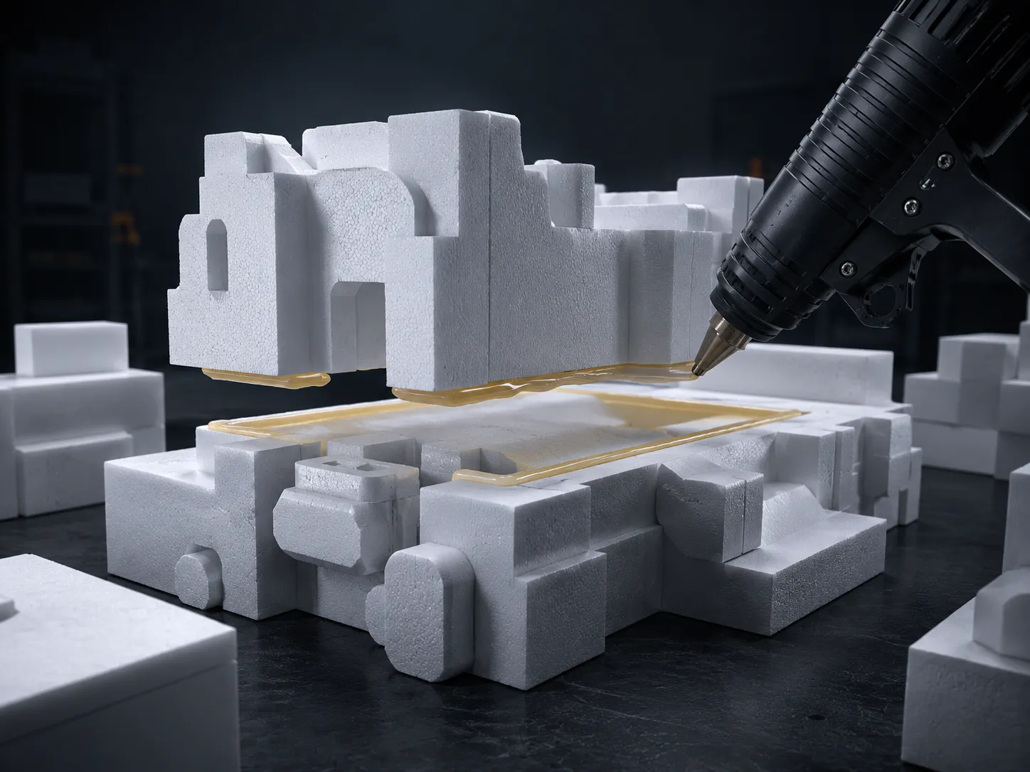 Lost Foam Low-Temp Heat-Resistant Adhesive